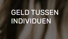 GELD TUSSEN INDIVIDUEN