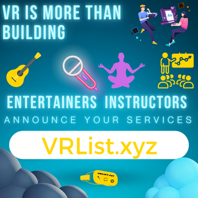 VR Entertainers and Instructors - Making the Metaverse a home